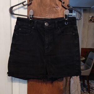 American Eagle Outfitters Black Jean Shorts